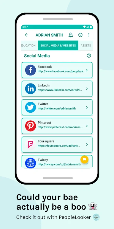 PeopleLooker Background Search スクリーンショット 1