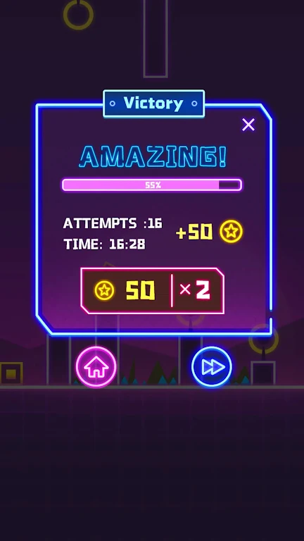 Block Dash: Geometry Jump ภาพหน้าจอ 3