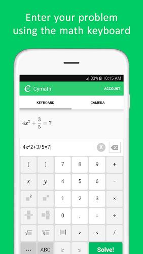 Cymath - Math Problem Solver স্ক্রিনশট 2