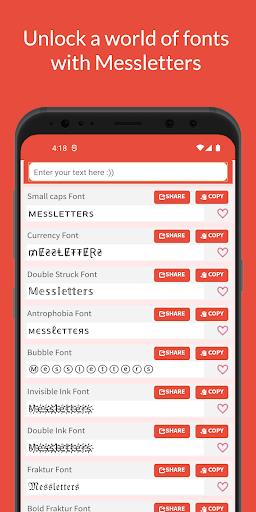 Messletters Capture d'écran 0