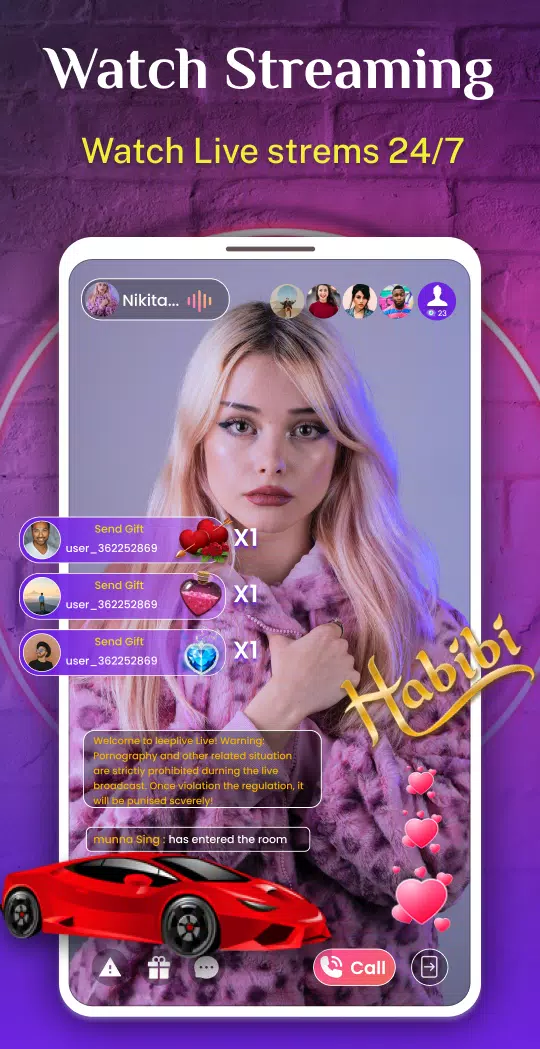 TitoLive - Live Video Chat App 螢幕截圖 3