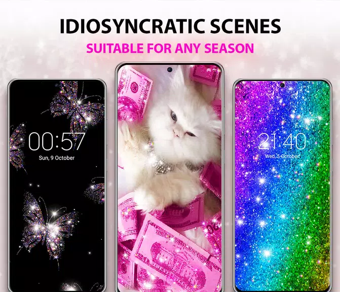 Glitter Live Wallpaper Zrzut ekranu 2