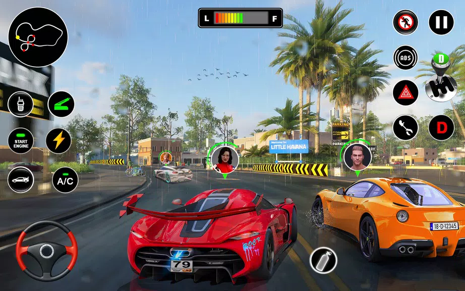 Racing in Highway Car 3D Games Screenshot 2