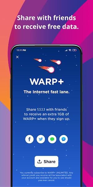 1.1.1.1 + WARP: Safer Internet 螢幕截圖 2