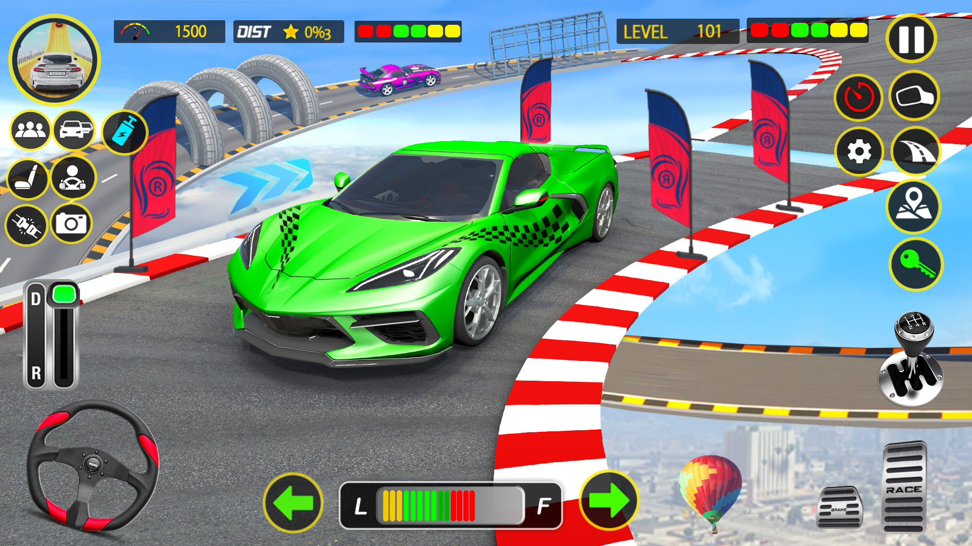 Ramp Car Stunts GT Car Game 螢幕截圖 2