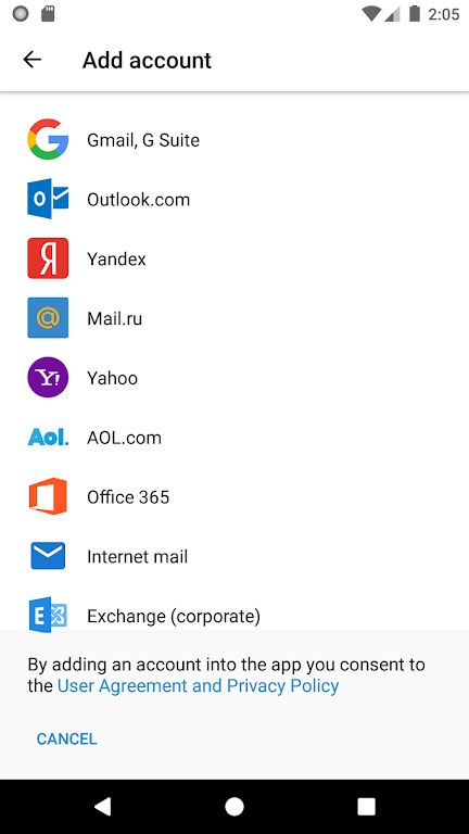 Sugar Mail – Email App Mod ဖန်သားပြင်ဓာတ်ပုံ 0