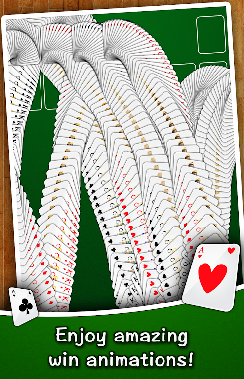 Solitaire FRVR - Big Cards Classic Klondike Game ภาพหน้าจอ 1