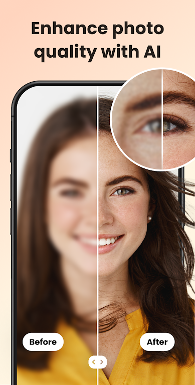 Schermata UpFoto – AI Photo Enhancer Mod 1