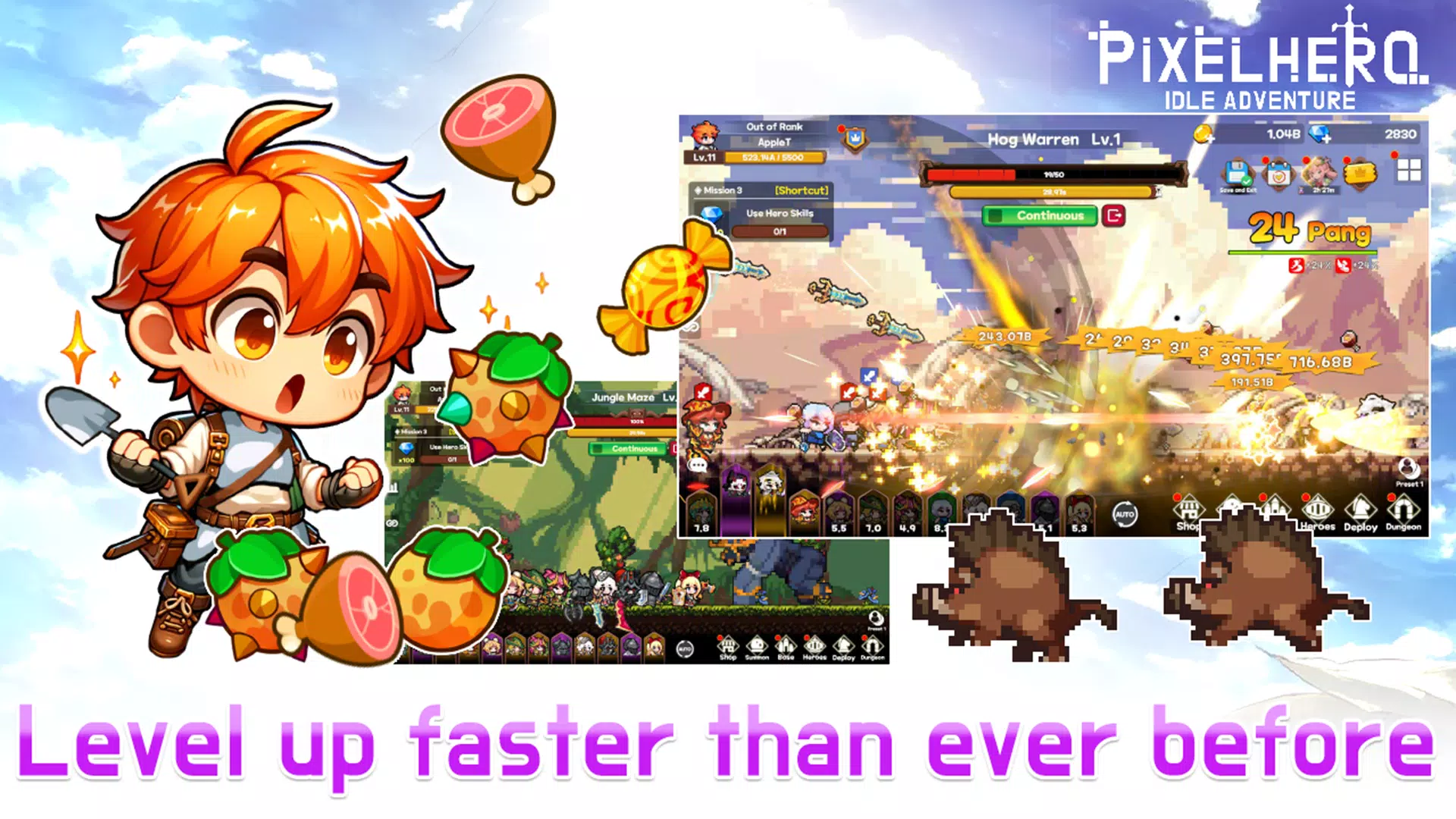 Pixel Heroes Idle Zrzut ekranu 2