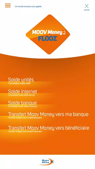 Moov Money Togo Zrzut ekranu 3