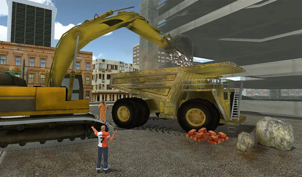 Mega Excavator Truck Transport 螢幕截圖 0