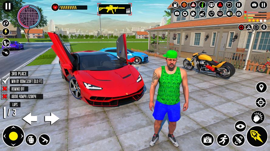 City Gangster Game Grand Mafia 螢幕截圖 1