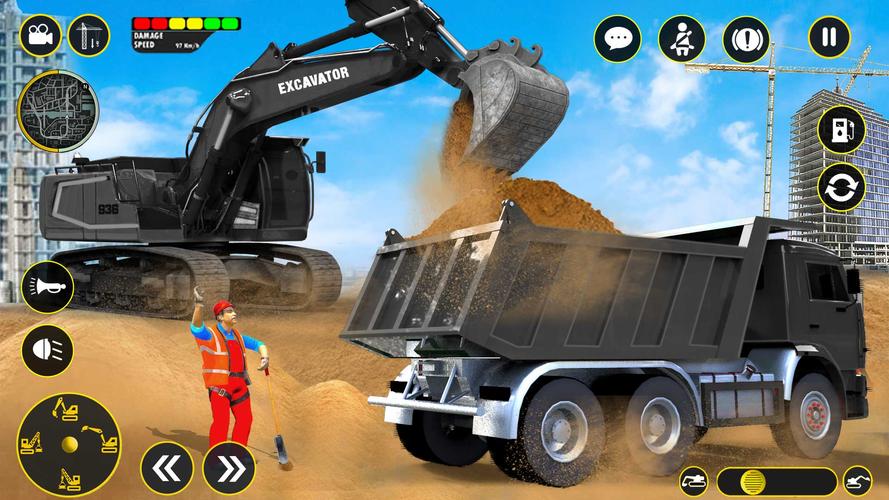 Heavy Excavator Simulator Game Zrzut ekranu 0