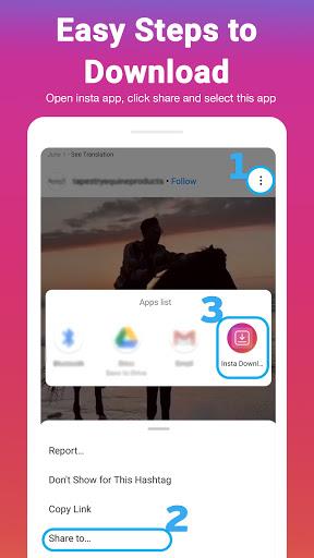 Video Downloader For Insta - IG Stories, Reels Ekran Görüntüsü 1