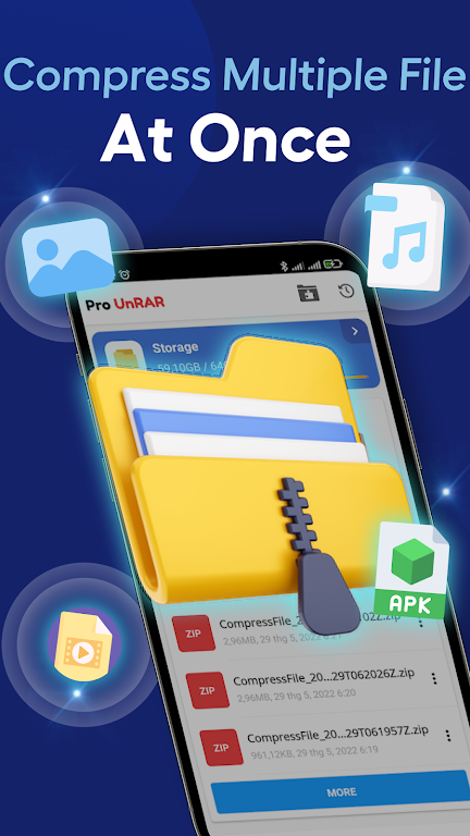 Pro 7-Zip, Unzip Rar Extractor Tangkapan skrin 3