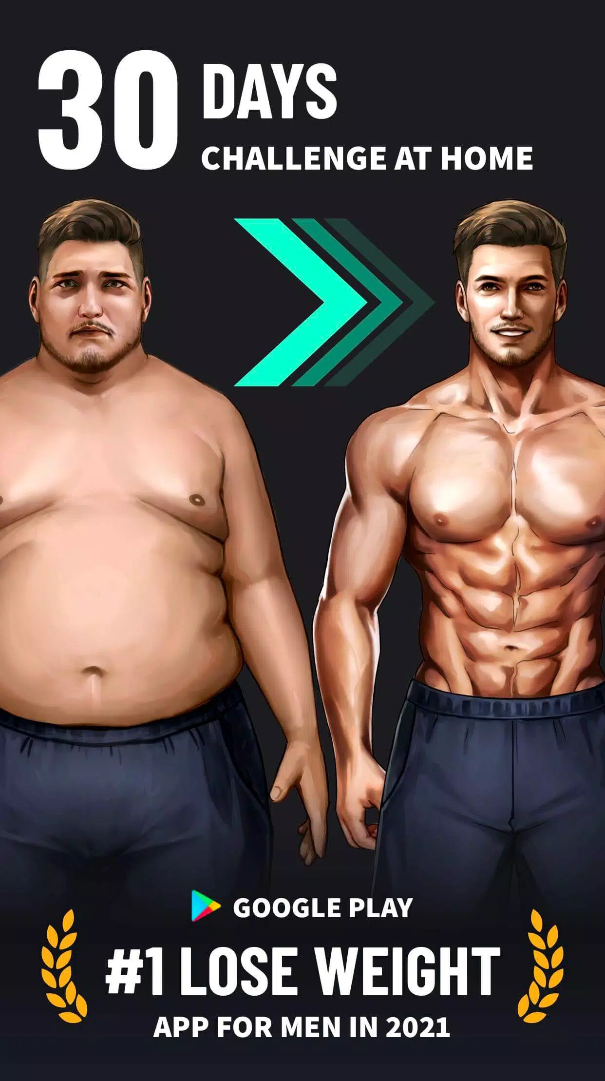 Schermata Lose Weight App for Men 0