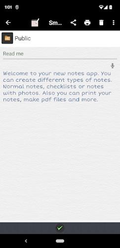 Smart Notes App Captura de pantalla 1