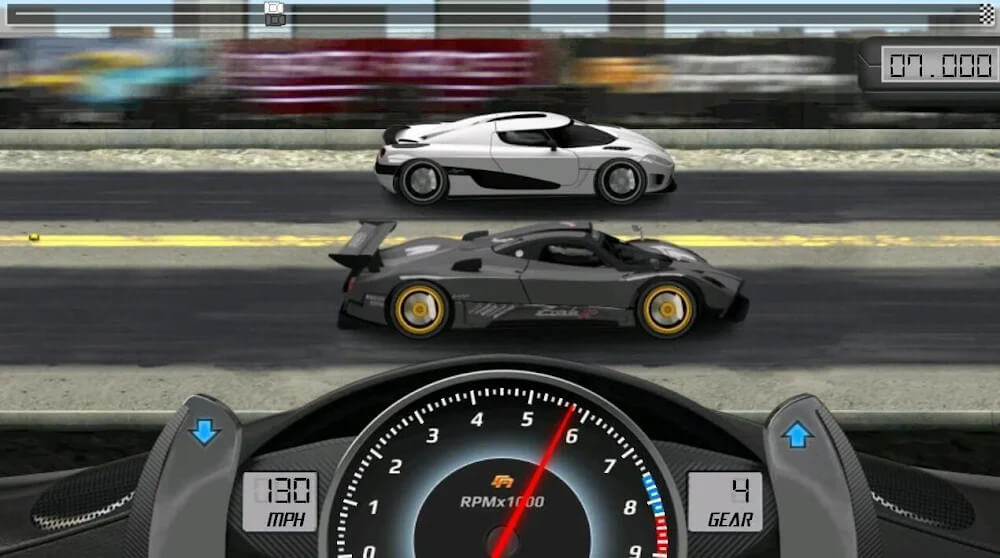 Drag Racing Mod Capture d'écran 1