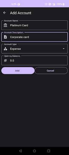 Schermata Expense Tracker 3