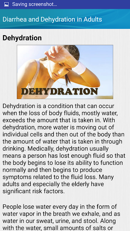 Diarrhea and Dehydration Help ဖန်သားပြင်ဓာတ်ပုံ 1