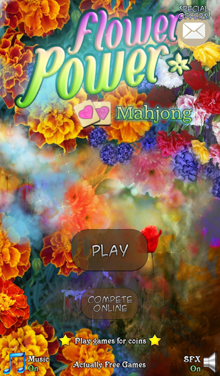Hidden Mahjong: Flower Power应用截图第0张