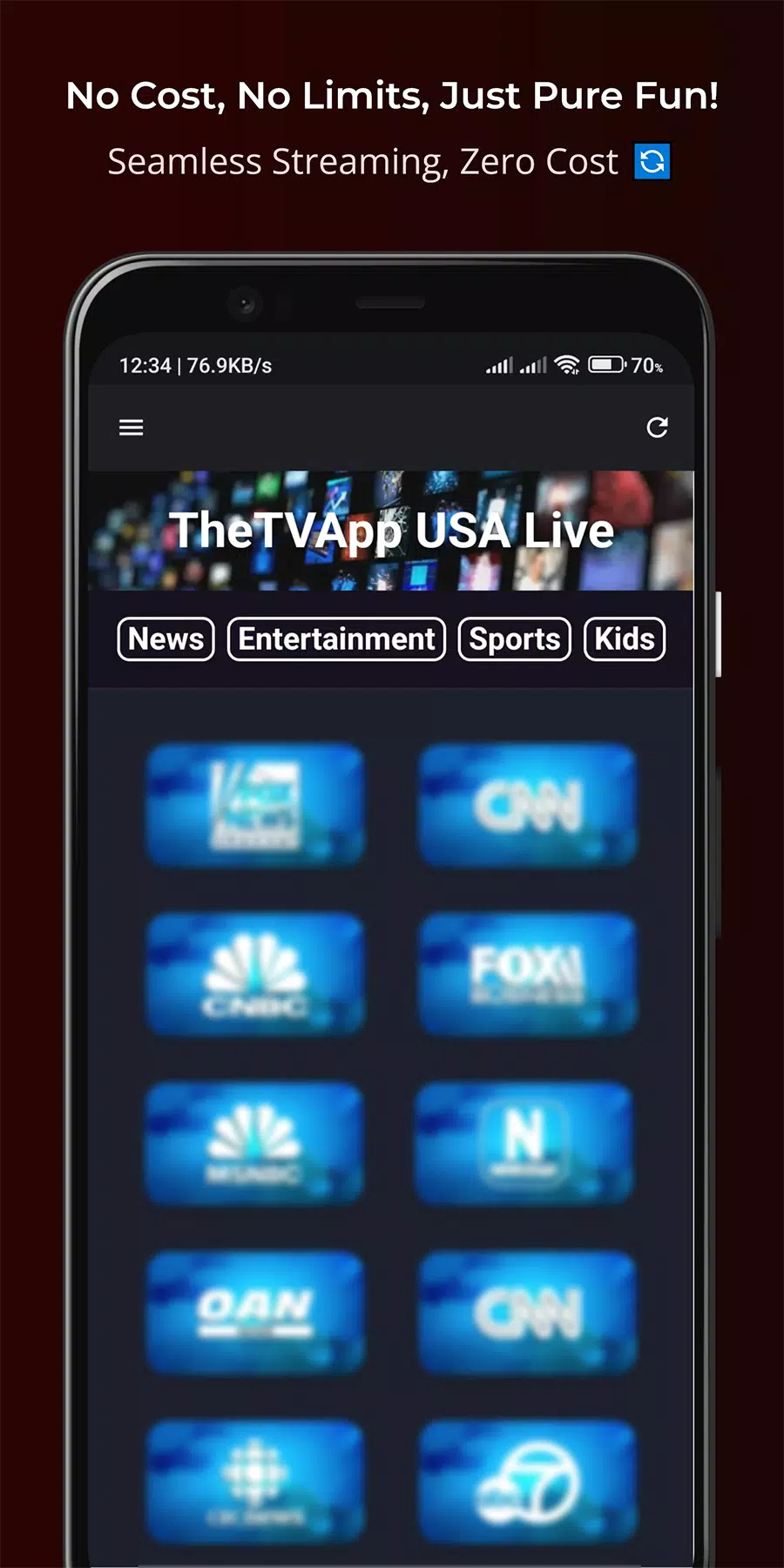 TheTVApp USA Live スクリーンショット 1