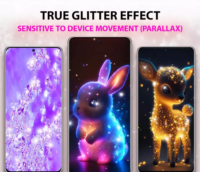 Glitter Live Wallpaper Zrzut ekranu 0