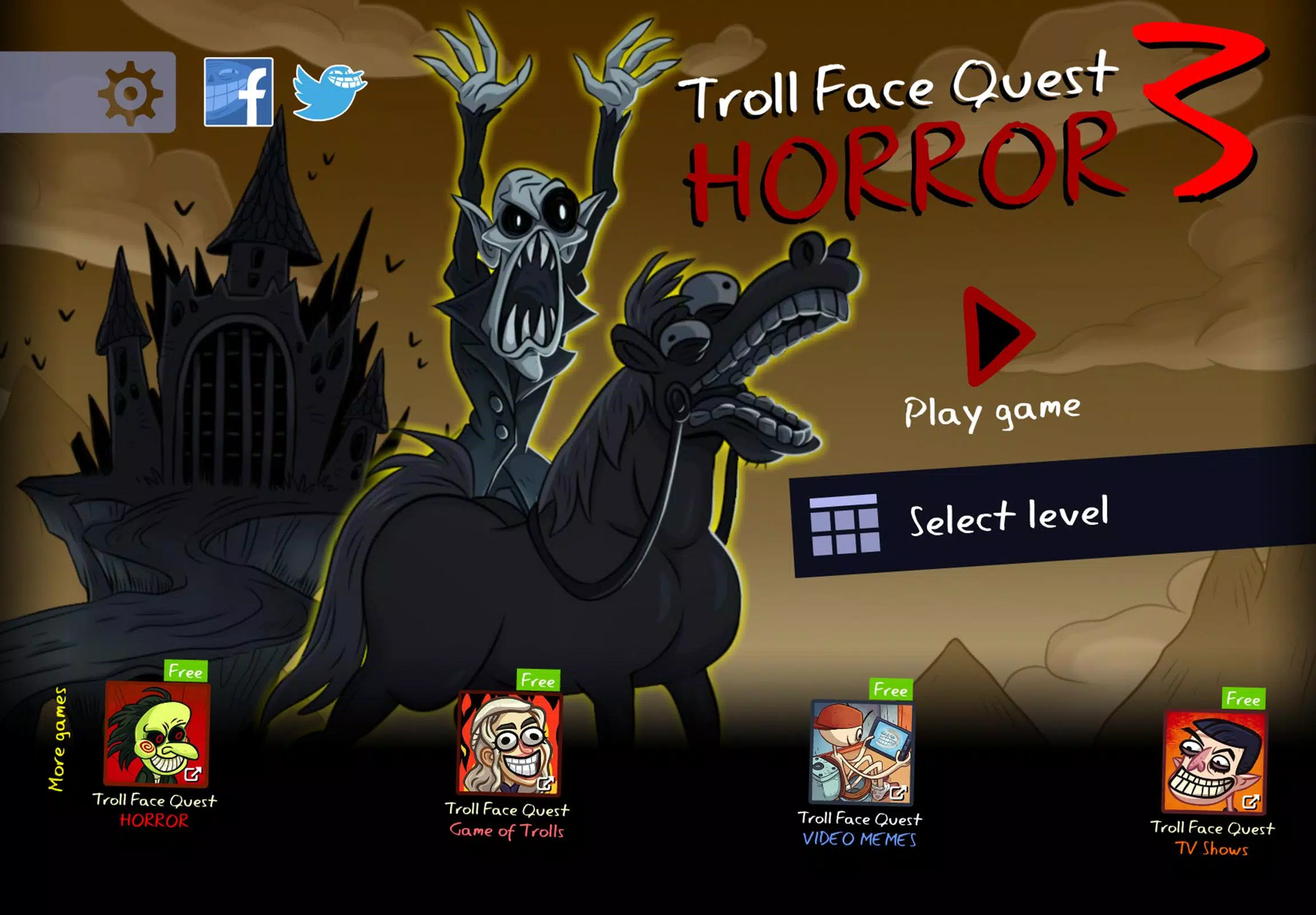 Troll Face Quest: Horror 3 スクリーンショット 0