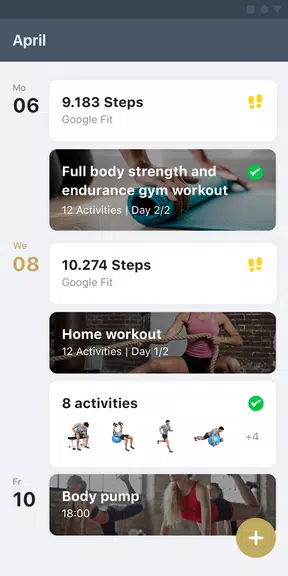 MyPersonalTrainer - FitnessApp スクリーンショット 1