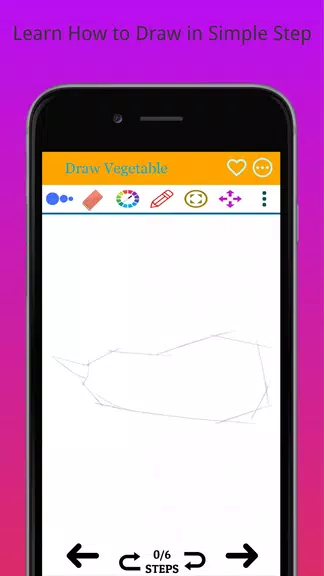 How to Draw Real Vegetables ဖန်သားပြင်ဓာတ်ပုံ 0