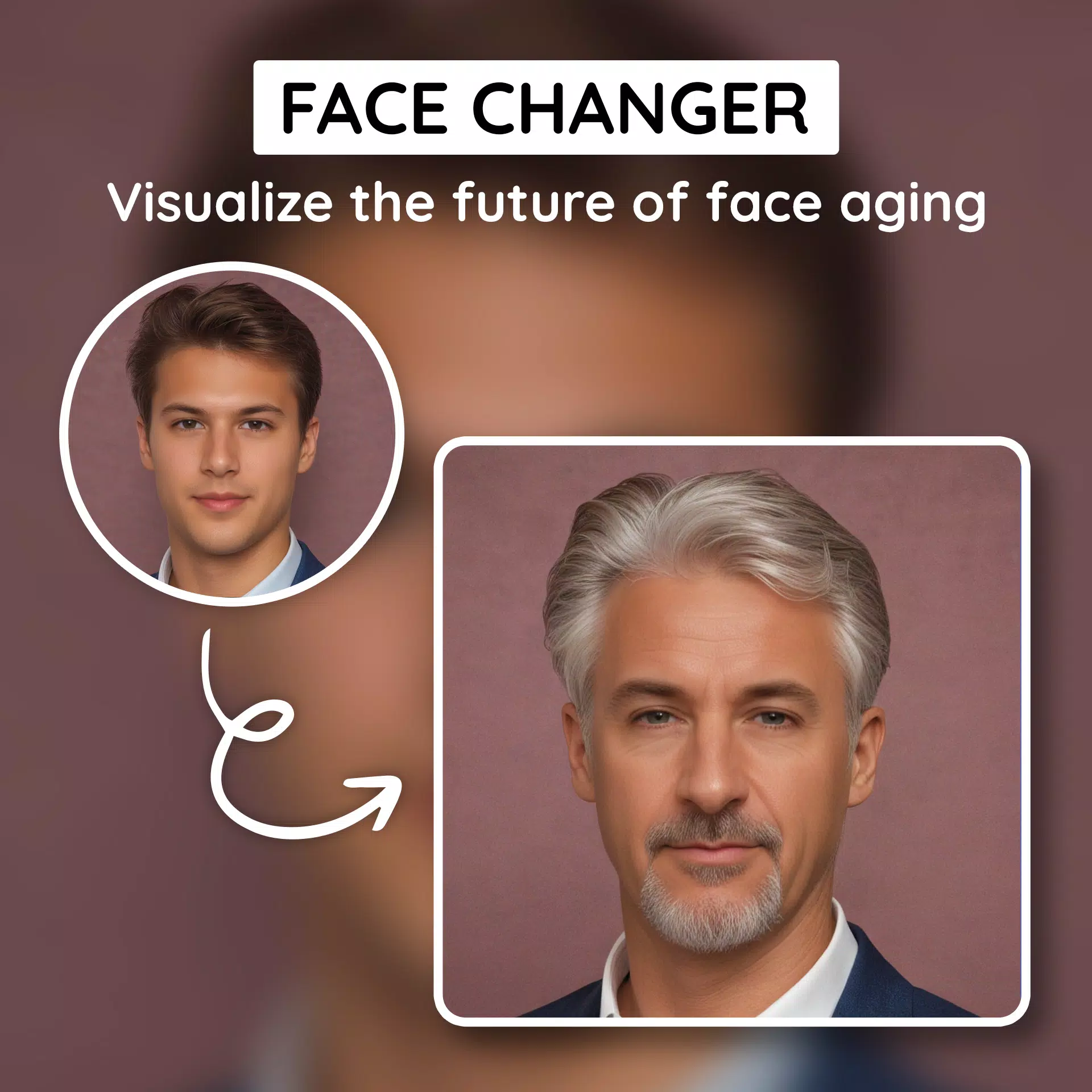 Future Self Face Aging Changer Скриншот 0