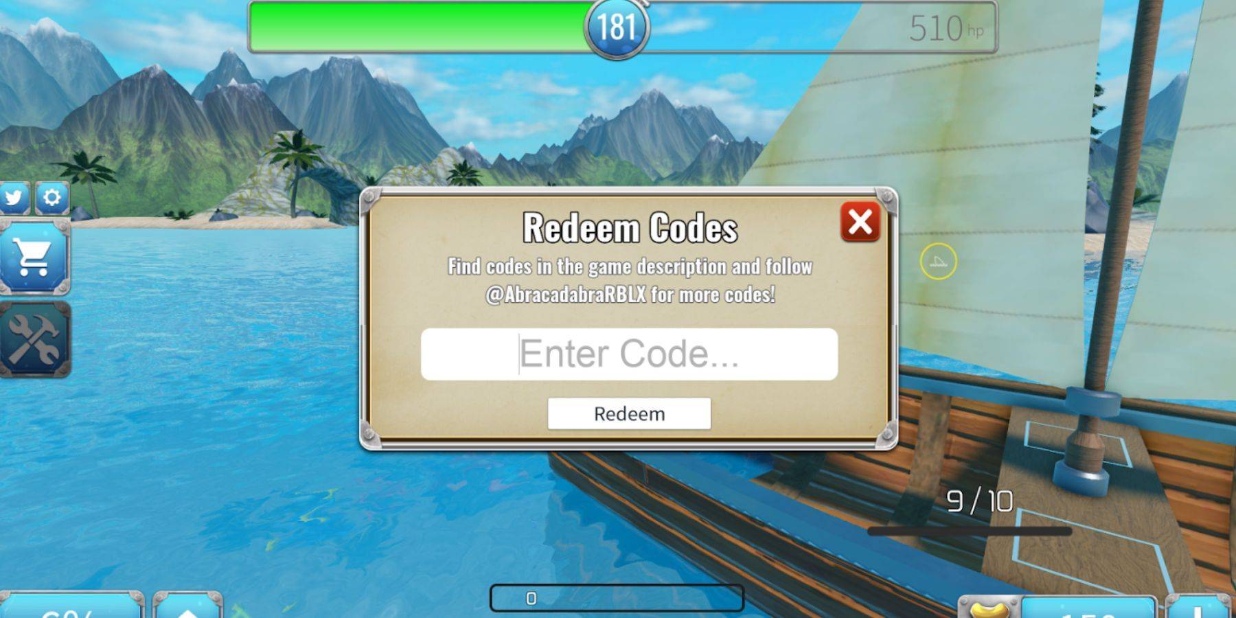 Sharkbite 2 Code Entry