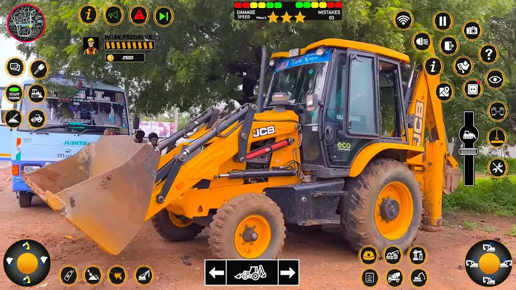 Snow Excavator Game: JCB Games Screenshot 3