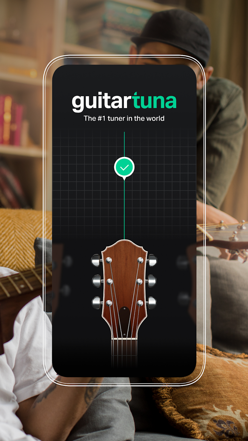 GuitarTuna: Tuner,Chords,Tabs स्क्रीनशॉट 1