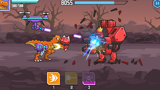 CyberDino: T-Rex vs Robots Screenshot 1