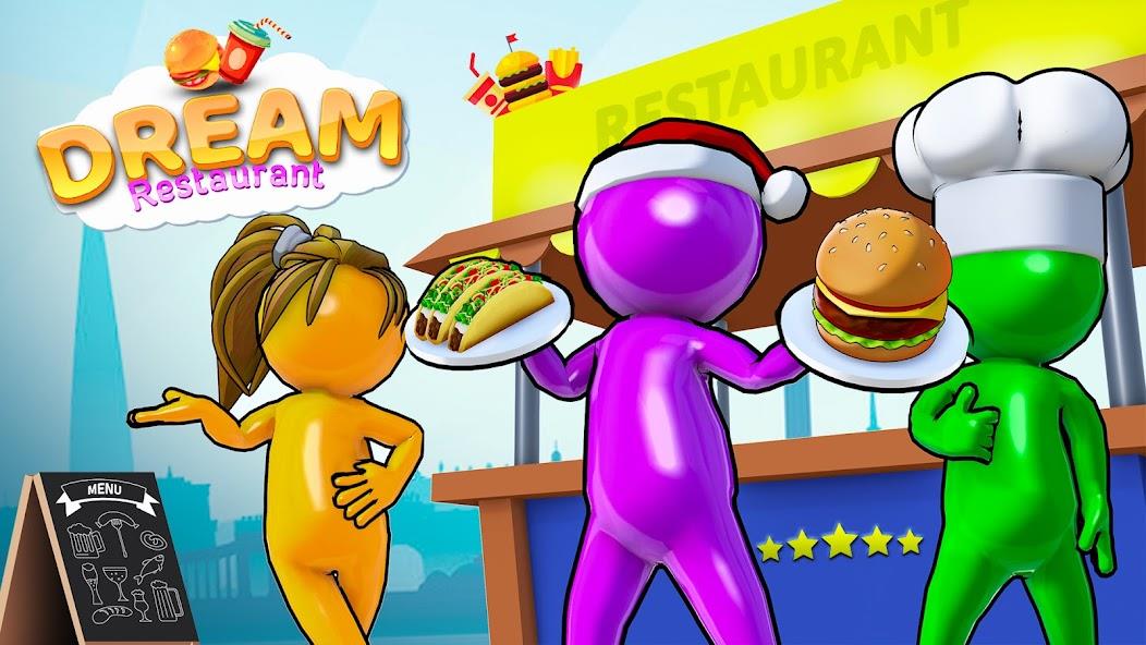 Idle Burger Shop: Cafe Tycoon Mod 스크린샷 1