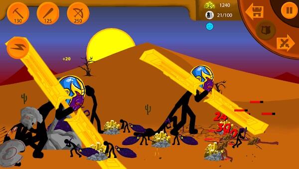 Stickman War Infinity battle Ảnh chụp màn hình 0