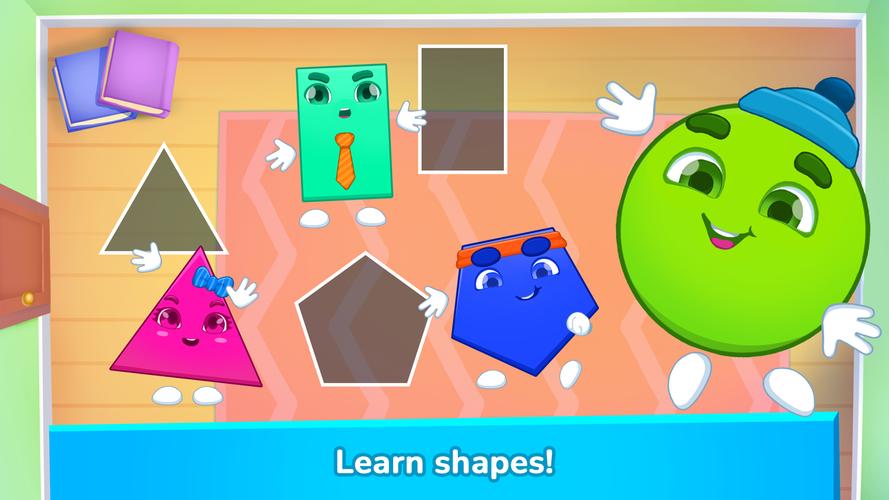 Learning shapes & colors games Zrzut ekranu 3
