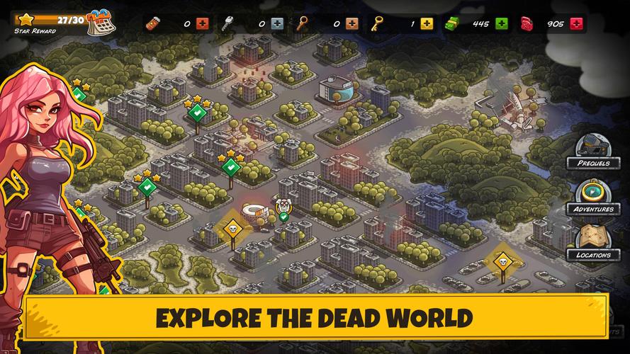 Dead World Heroes: Zombie Rush Ảnh chụp màn hình 3