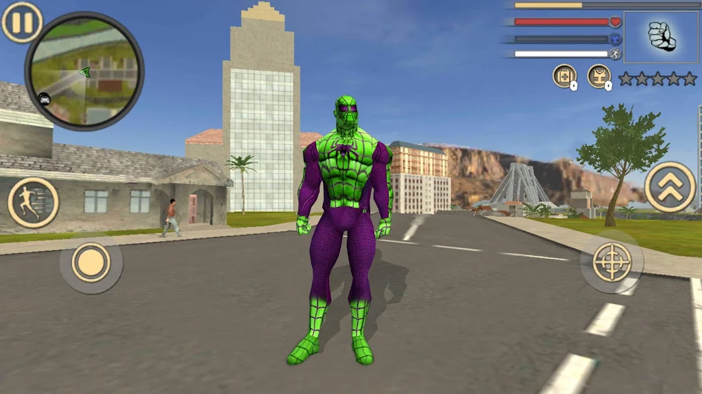 Spider Rope Hero Frog Ninja Strange Gangster Crime应用截图第0张