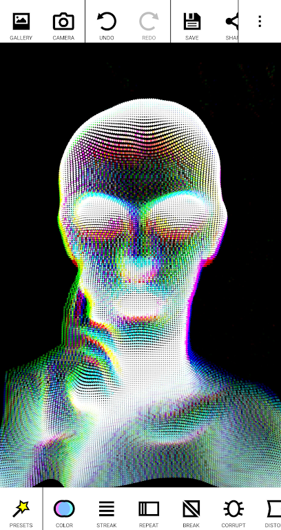 Schermata Glitch Lab Mod 2