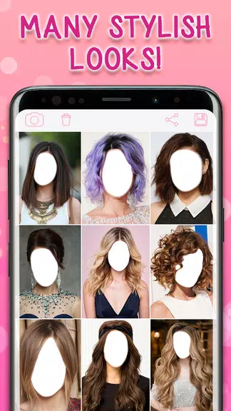 Long Hairstyles Photo Schermafbeelding 3