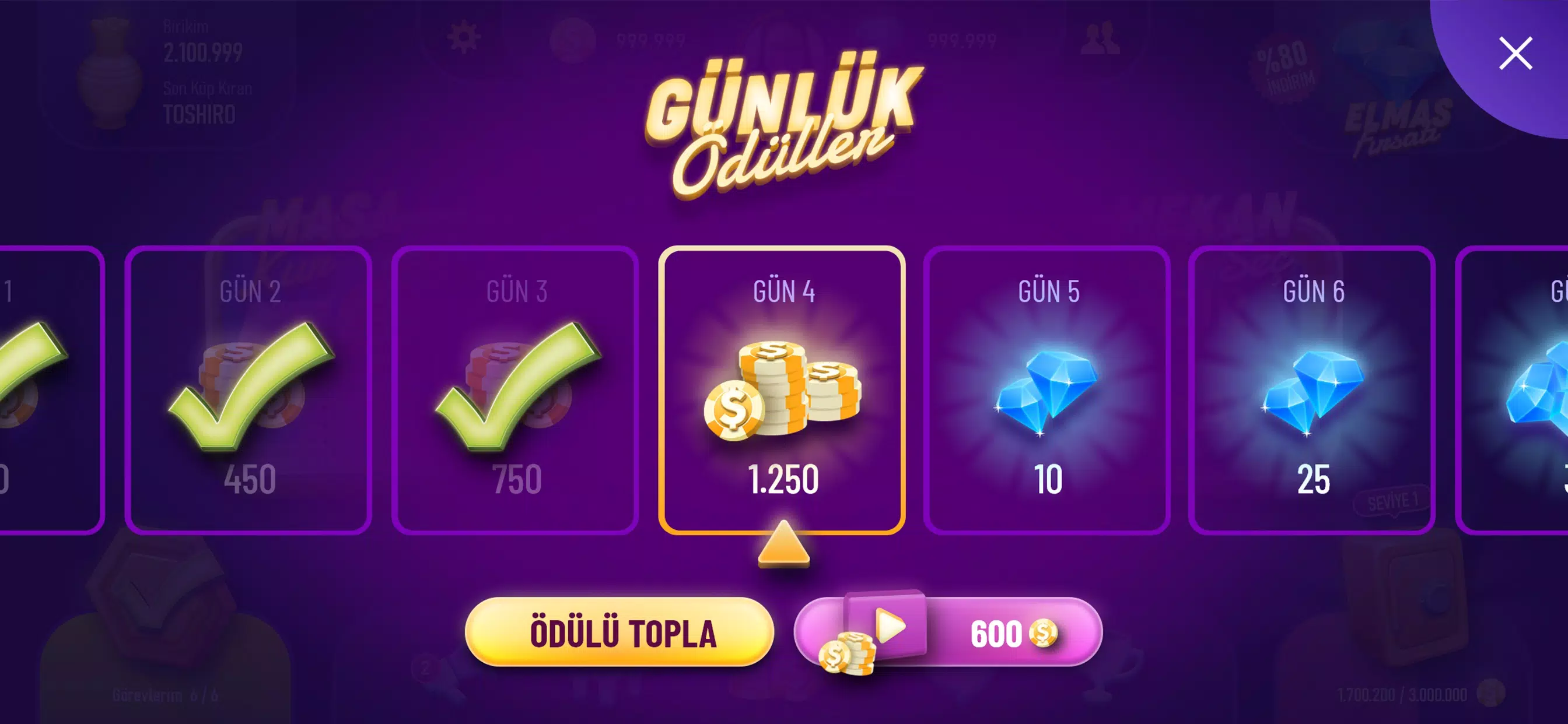 101 Okey Canlı Ekran Görüntüsü 1