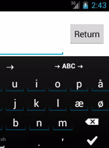 Danish for AnySoftKeyboard Captura de pantalla 2