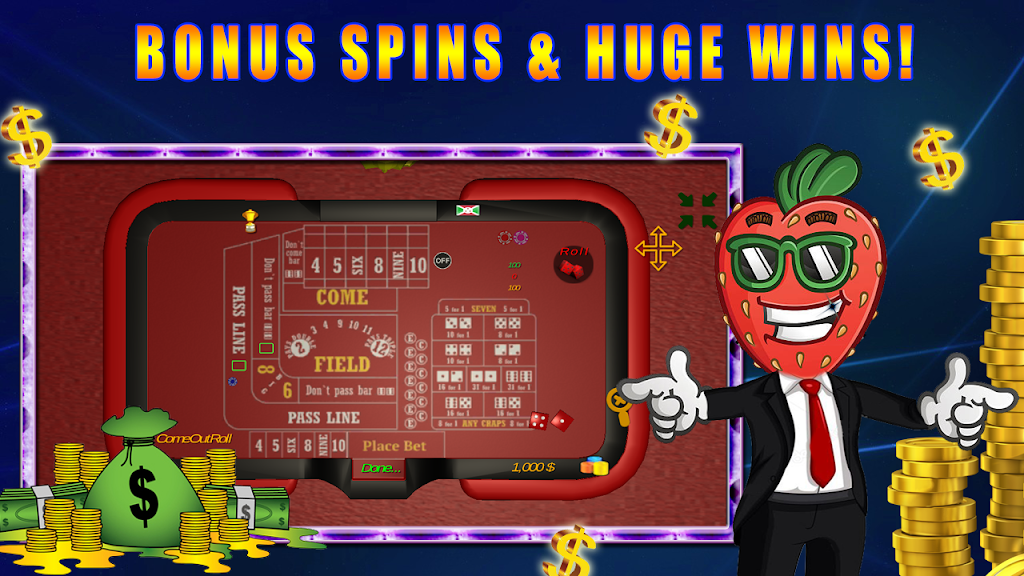 Virtuelles Casino - Craps Spiel Online Ekran Görüntüsü 0