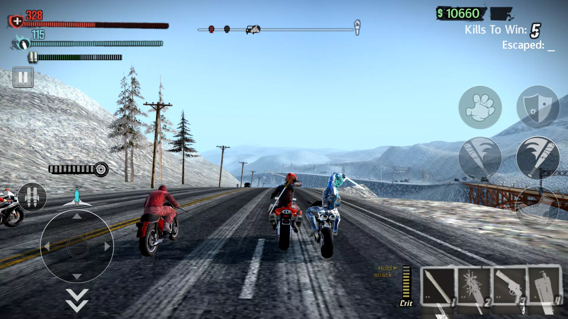 Road Redemption Mobile Zrzut ekranu 0