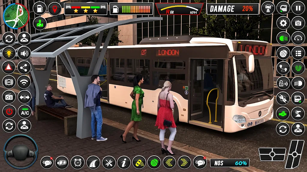 Bus Games 3D City Bus Driving Ekran Görüntüsü 1