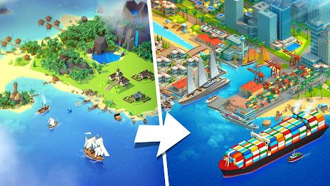 Sea Port: Cargo Boat Tycoon ဖန်သားပြင်ဓာတ်ပုံ 0