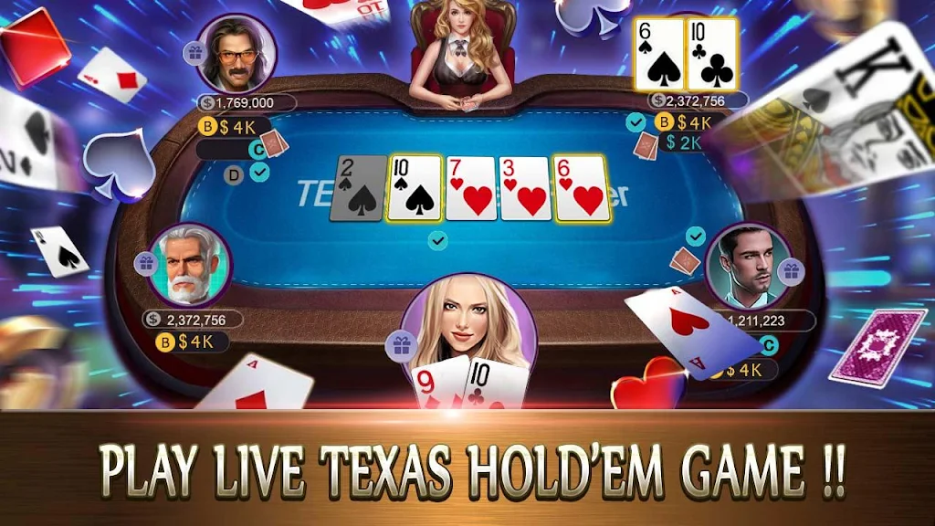 Poker Tycoon - Texas Hold'em Poker Casino Game Captura de tela 2