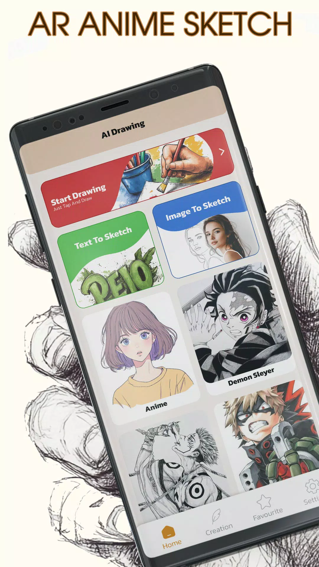 AR Anime Sketch: Trace & Draw 螢幕截圖 0
